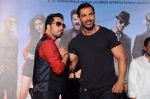 John Abraham, Mika Singh at Welcome Back title song launch in Mumbai on 8th Aug 2015
